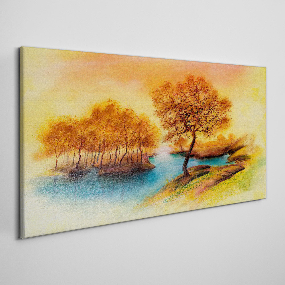 PL Coloray Obraz Canvas las jesień przyroda 140x70cm