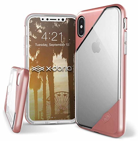 X-Doria Revel Lux etui ochronne do iPhone X/XS, różowe złoto XD460910