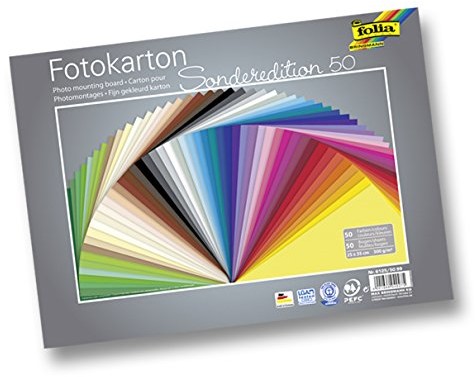 Folia 6125/50 99  karton fotograficzny, 300 G/M, 25 x 35 cm, 50 arkuszy, sortowane 6125/50 99