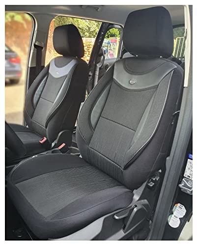 BREMER SITZBEZÜGE Pokrowce na fotele kompatybilne z Ford Kuga 1 kierowcy i pasażera od roku produkcji 2008-2012 Numer koloru: 03 4251671621063