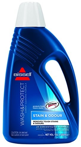 Bissell 1086 N Wash & Protect środek czyszczący do każdego urządzenia do czyszczenia dywanów, 1 X 1,5 litrów Wash & Protect