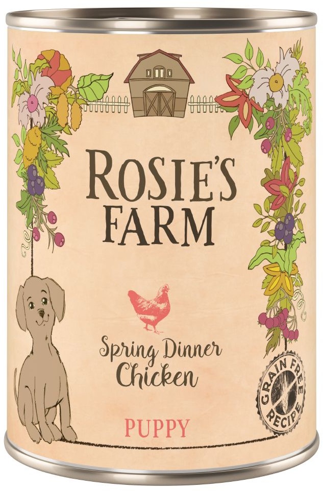 Rosie's Farm Pakiet próbny Rosies Farm, 6 x 400 - Puppy, kurczak