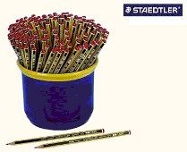 Staedtler 120 BT1 Noris ołówka HB wyświetlacz ,144 sztuki w doniczce kwiaty 4007817112762