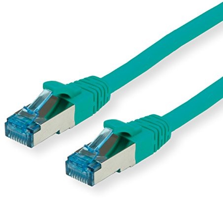 Value S/FTP Patch wire KAT6 A, zielony 0,5m 21991940