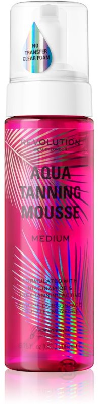 Makeup Revolution Pianka samoopalającaLight Medium Beauty Aqua Tanning Mousse) 200 ml
