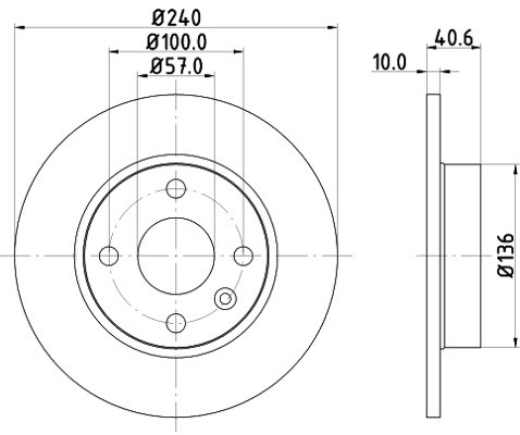 HELLA PAGID Tarcza hamulcowa PAGID 8DD355108-251