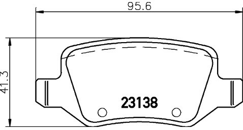Mintex Zestaw klocków hamulcowych, hamulce tarczowe MDB2111