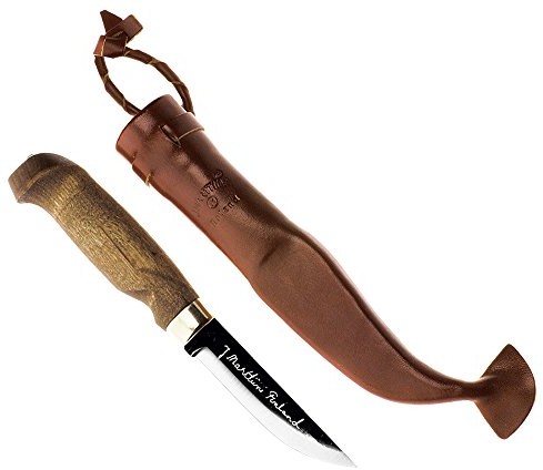 Marttiini MART tiini Lynx Lumberjack Carbon Knife with steel blade, Handle w Birch 127012