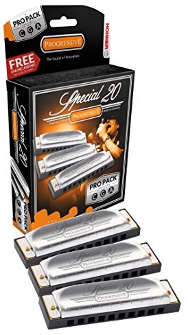 Hohner Special 20 harmonijka 3 sztuki Pro Pack klucze G, C, A 3P560BX