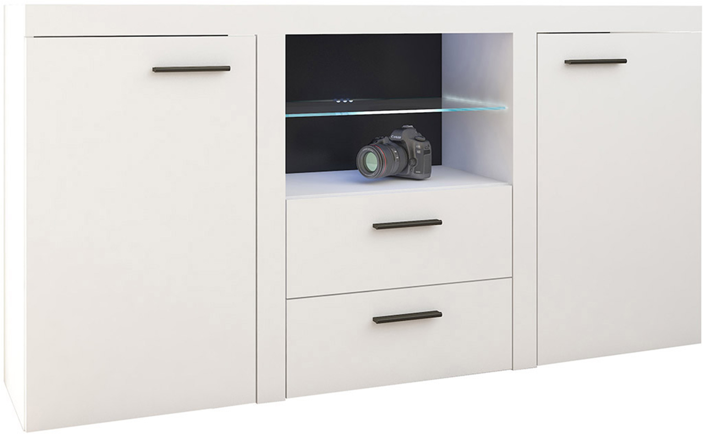 Komoda do salonu Rumba L nowoczesny Barek + Led