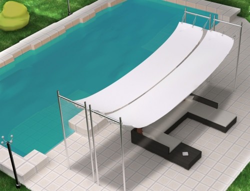 ŻAGLE OGRODOWE Żagiel Premium - PAS RZYMSKI 1,5x5m PRZYM_Decor_5x1,5