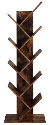 Brązowy Industrialny Regał Drzewko 80X35X100 G5-B93