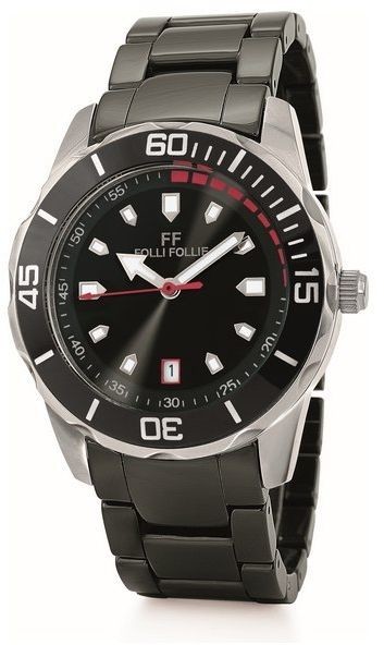 Folli Follie Zegarek Unisex WF18T031BDK ( 36,5 mm S0355427