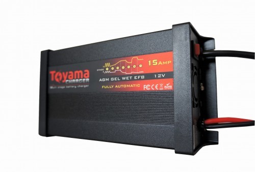 Toyama Ładowarka 7-etapowa Toyama 15A 12V do akumulatorów żelowych i kwasowych TBC-15-12