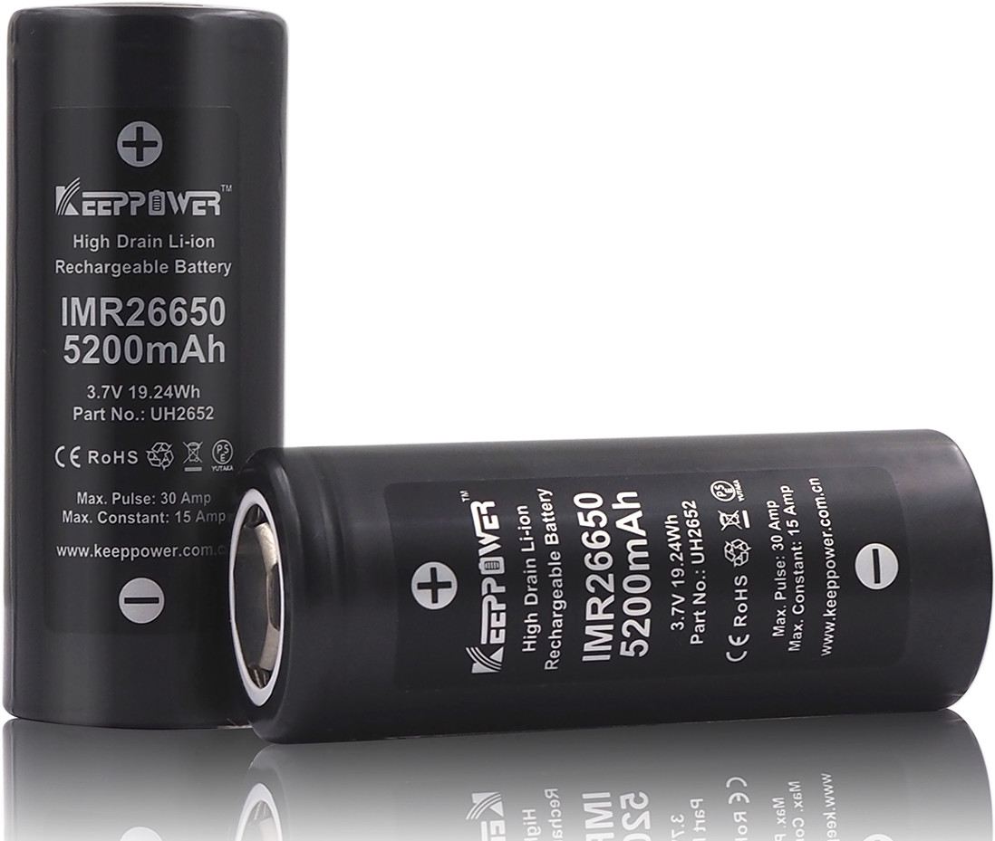 KP IMR26650 5200mAh Li-ION