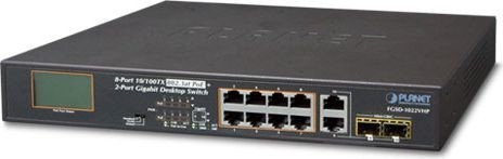Planet FGSD-1022VHP PoE +; 2xSFP; DESKTOP FGSD-1022VHP