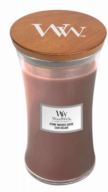 WoodWick Świeca zapachowa Core Stone Washed Suede