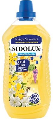 Sidolux Płyn do mycia podłóg Uniwersalny Kwiat Śliwy Japońskiej Z Ylang Ylang 1000 ml