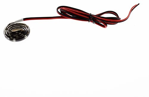 SeKi Seki Taśma 30 cm 24 V czerwona oświetlenie wnętrza samochodów ciężarowych przyczep kempingowych IP65 ochrona przed wodą rozbryzgową 1 metr przewód przyłączeniowy żarówka LED, tworzywo sztuczne, 1,4 W 312707
