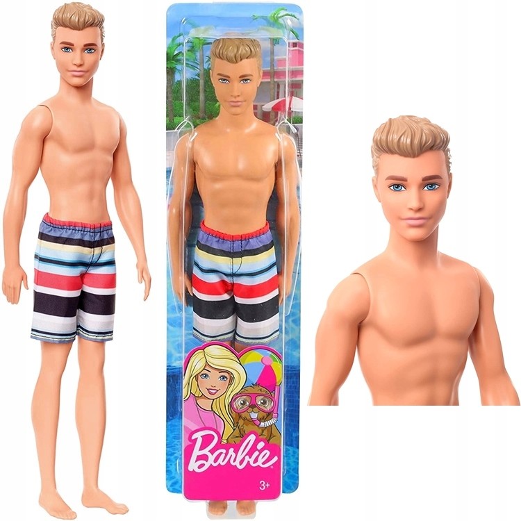 Mattel Barbie Lalka Ken Plażowy Blondyn