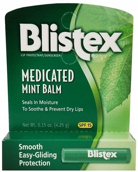 Blistex Medicated Balsam Kojący Spękane Usta Mint