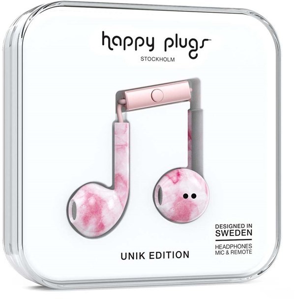 Happy Plugs Earbud Plus Pink Marble