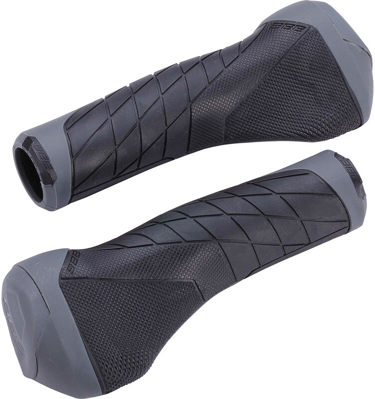 BBB ErgoStyle BHG-82 Grips, czarny/szary 133mm 2022 Chwyty ergonomiczne