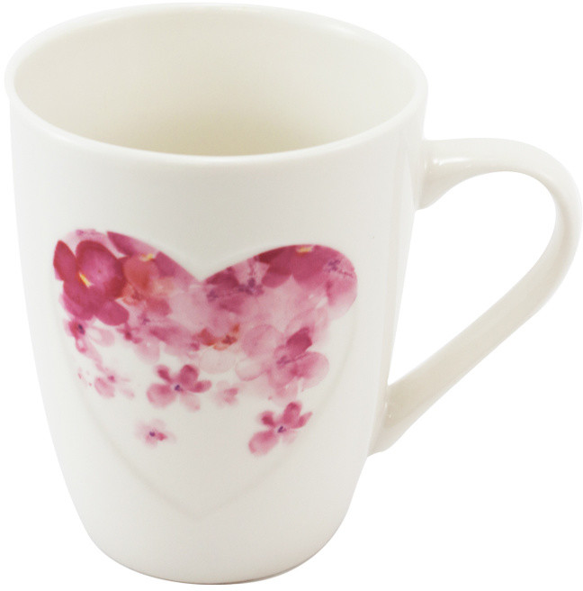 Kubek porcelanowy Serce 340 ml