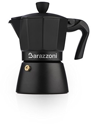 Barazzoni elektryczny Deluxe Cafetire, 6 kubki Espresso, czarna, 8.6 x 14.5 x 15.6 cm 830005003