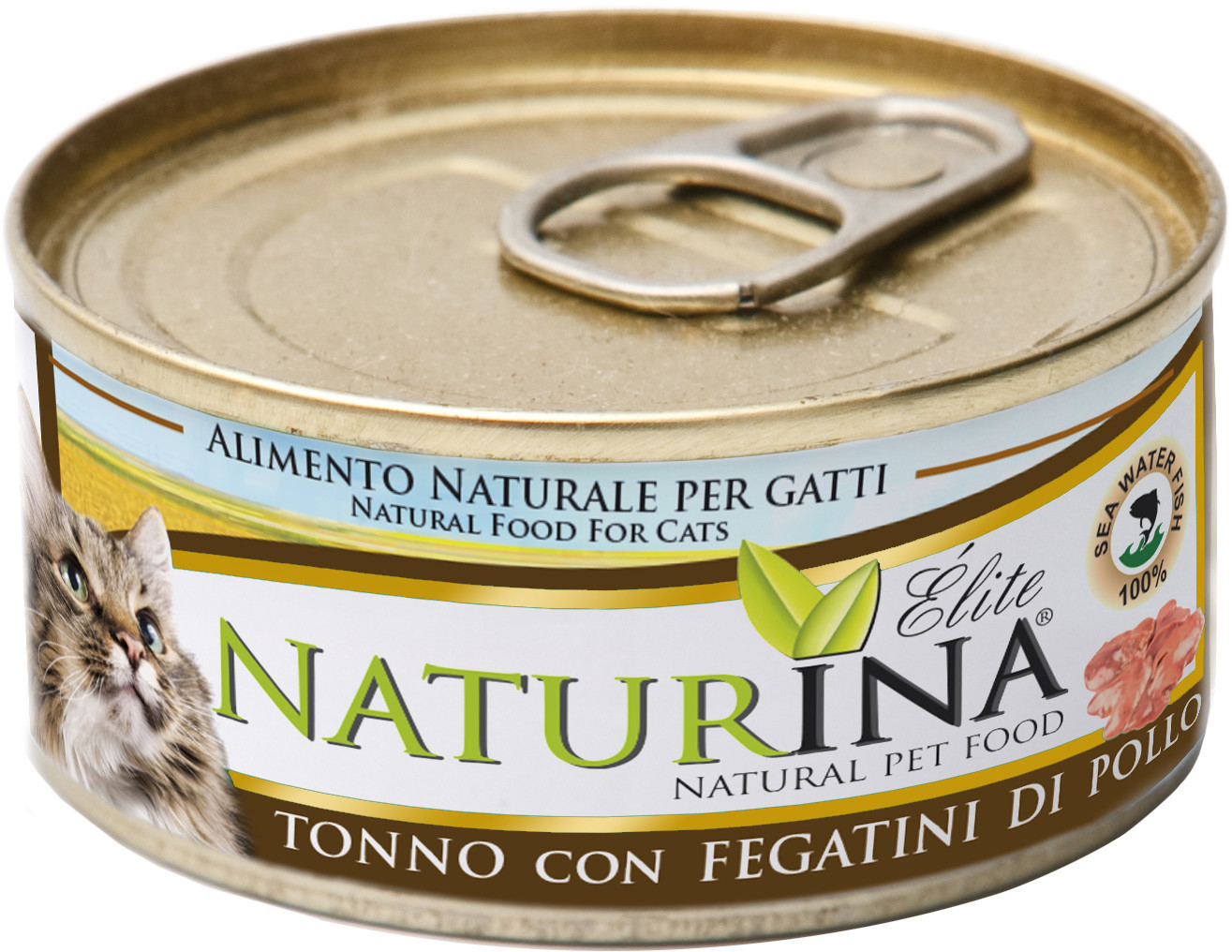 Naturina Naturina Wet Cat - Tuńczyk z wątróbką z kurczaka 70g