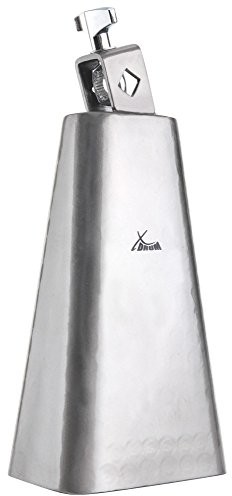 XDrum xdrum HCB-7 cowbell (krowi dzwonek perkusja/Drums/Percussion, pobita młotkiem, szczotkowane) srebrny 00036044