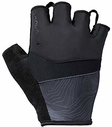 VAUDE Advanced Gloves II 413750100900 męskie rękawice rowerowe z krótkim palcem, czarne, 9