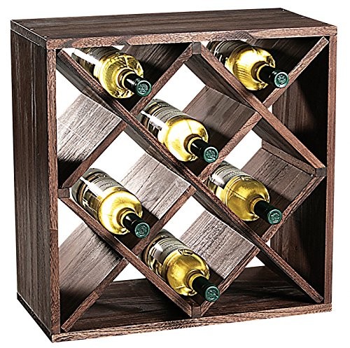 Kesper 12 razy butelki do wina, system możliwie, 50 x 25 x 50 cm, brązowy 692444
