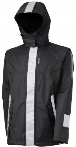AGU Kurtka przeciwdeszczowa AGU Reflection Jacket black L (odblaskowa)