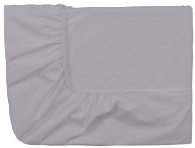 Essix Home Collection prześcieradło z gumką, perkal, grubość nici 80, srebro, 160x200 cm