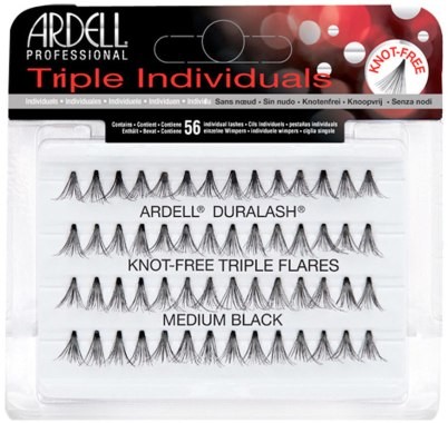 Ardell Kepki rzęs - Triple Individual Medium Black Kepki rzęs - Triple Individual Medium Black