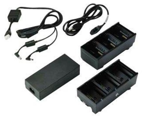 Zebra Zebra 3-Slot Battery Charger Connected via Y Cable SAC-MPP-6BCHUK1-01