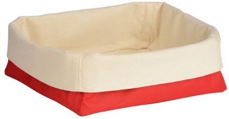 Premier Housewares Premier housewares 1901103 koszyk na chleb z poliestru i bawełny, kremowy/czerwony 1901103