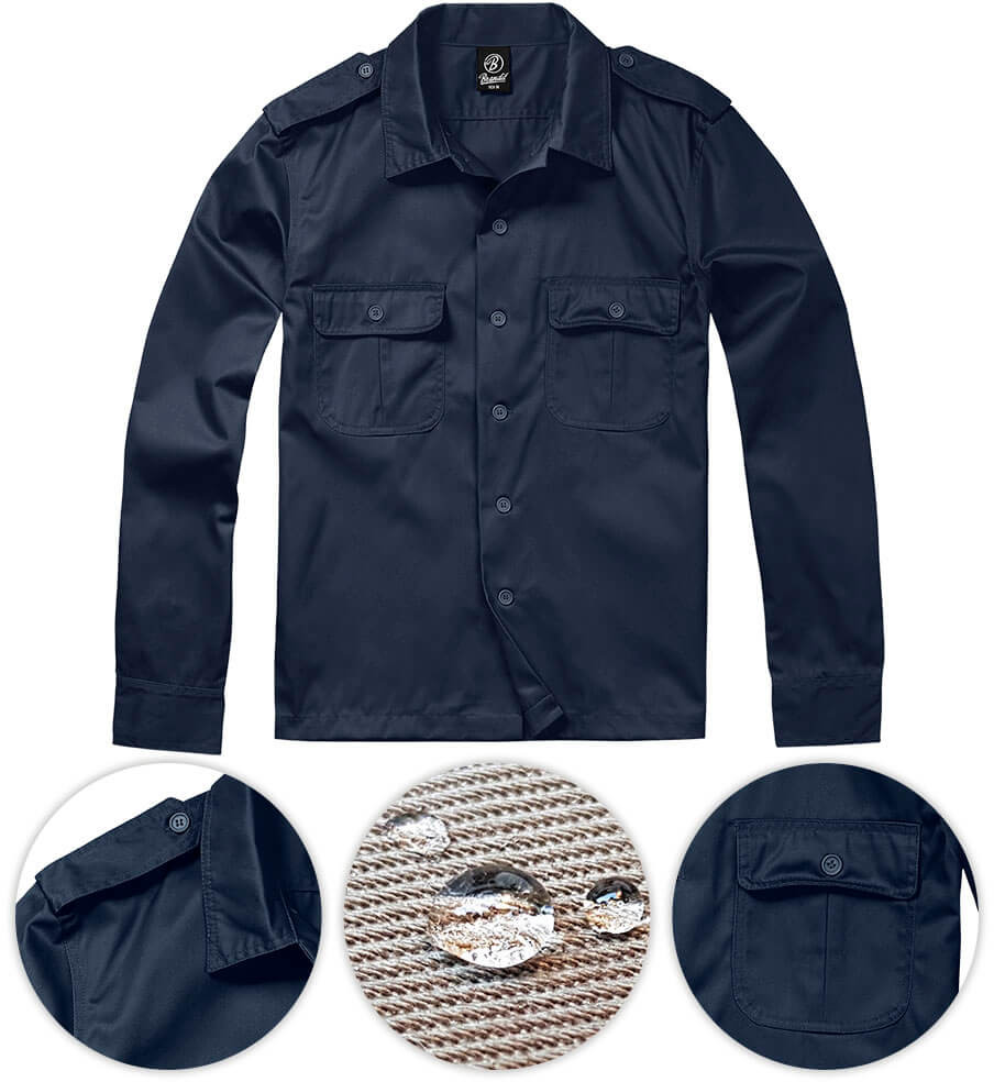 Brandit Koszula Mundurowa z Długim Rękawem US Navy 4102.8/5XL