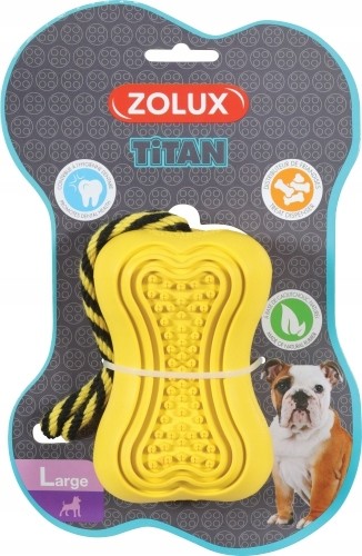 Zolux Zabawka kauczukowa ze sznurem Titan L Twarda