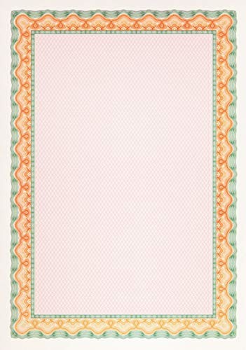 Linex Linex Decadry A4 115 g/m2 papier certyfikacyjny powłoka pomarańczowa/turkusowa (opakowanie 25 szt.) OSD4056