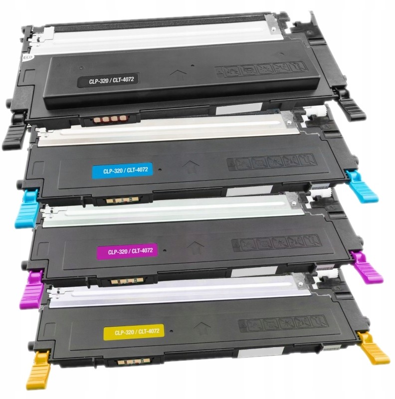 4x Toner Do Samsung CLP-325W CLP-325