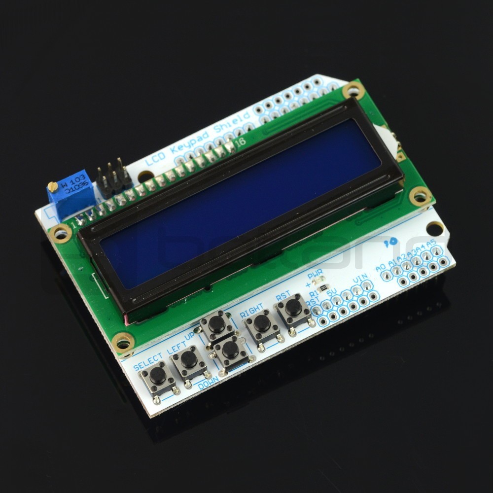 Velleman LCD Keypad Shield - wyświetlacz dla Arduino VEL-11602