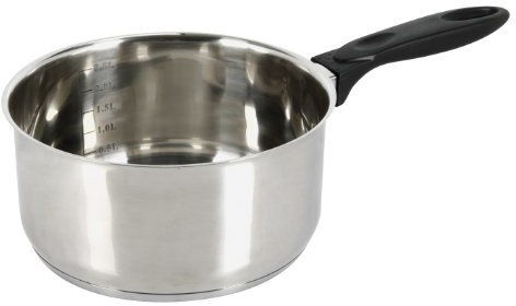 Crealys crealys 501207 garnek, wykonana ze stali nierdzewnej, 20 cm, szary 501207
