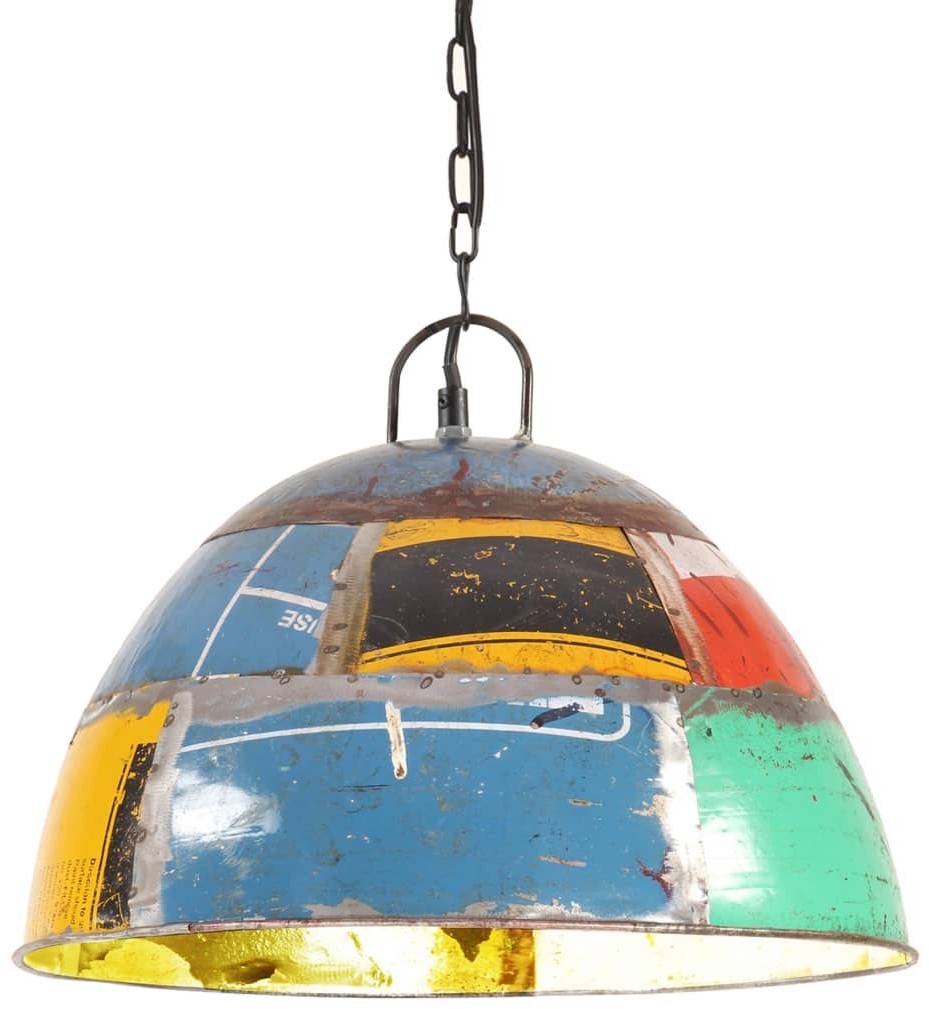 VidaXL Industrialna lampa wisząca, 25 W, kolorowa, okrągła, 41 cm, E27 320545  VidaXL