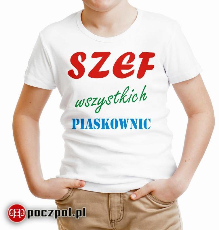 Poczpol Szef wszystkich piaskownic - koszulka dziecięca PRZPOC-0-1903