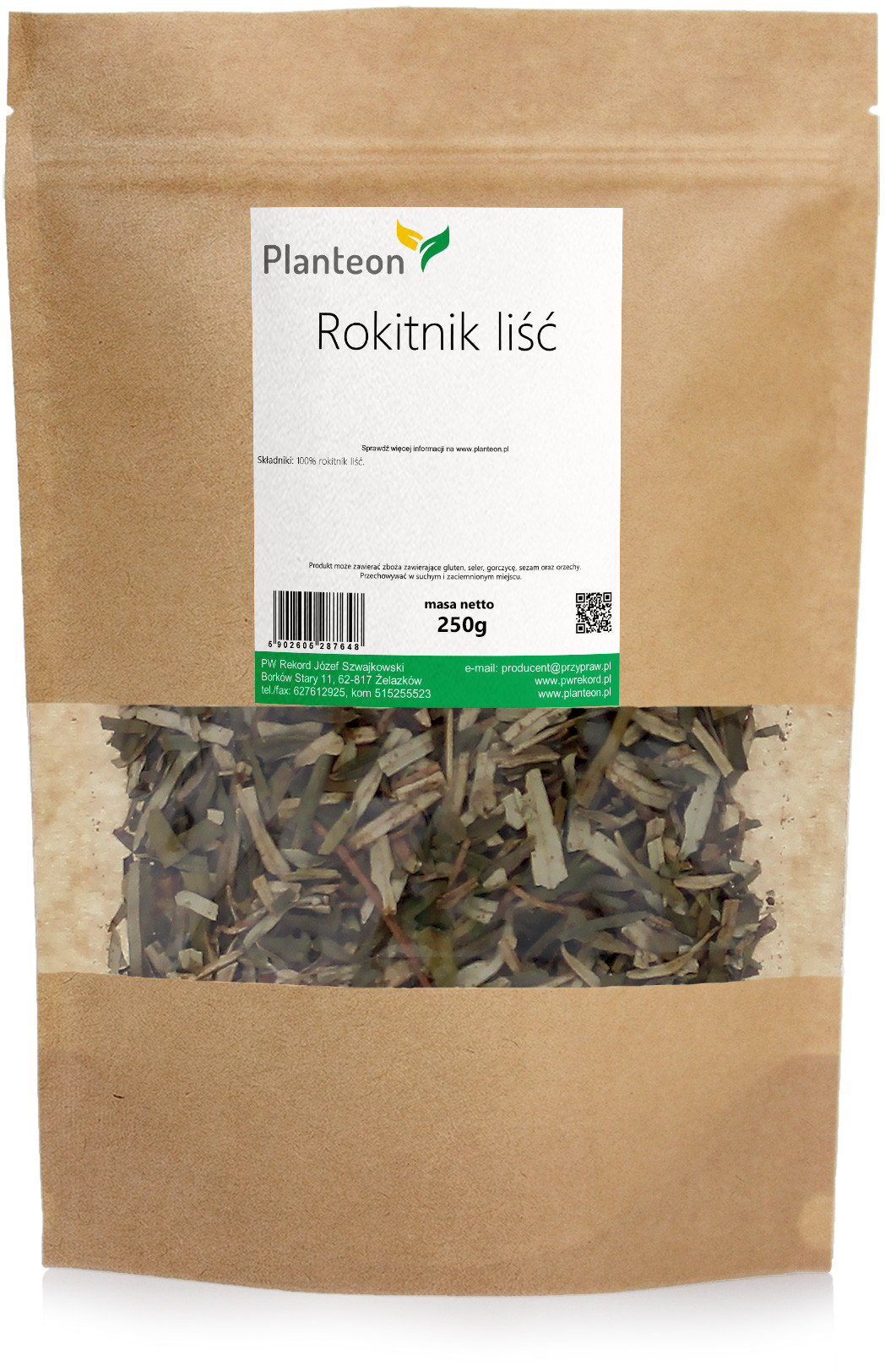 Planteon Rokitnik liść 250g 2-0423-03-4