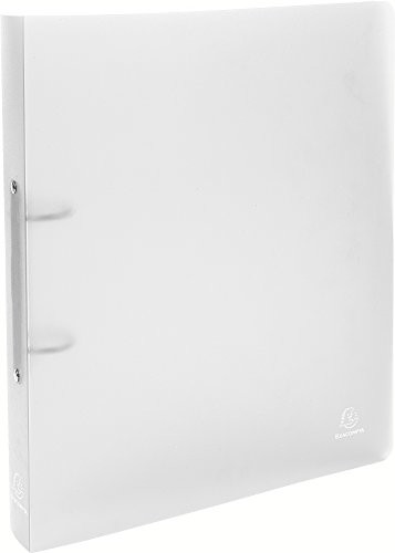 Exacompta 54355e pierścieniowy z PP 700 mu z 2 pierścieniami 30 MM, 40 MM, Chromaline na plecach na formacie DIN A4, przezroczysty 54360E