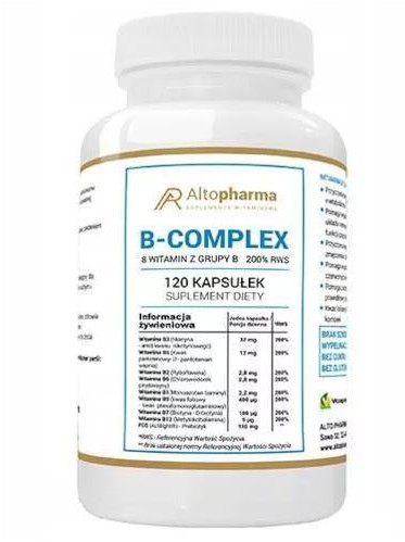 Altopharma Witamina B Complex 200% RWS 120 kapsułek 1146139