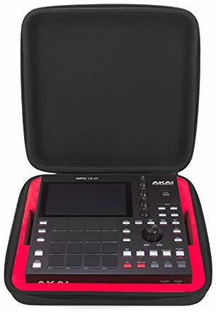 Akai Analog Cases Analog Cases PULSE etui do MPC One lub porównywalne centrum produkcji muzycznej (torba do przenoszenia wykonana z trwałego, formowanego EVA/nylonu, formowany uchwyt), czarny P29MPC1